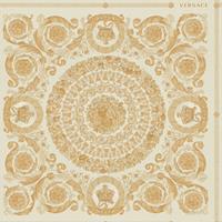 A.S. CREATIONS A.s.creations - Barock-Tapete Ornament-Tapete Beige Crème Silber Vliestapete Beige Crème Silber 370552 37055-2 - Beige / Crème, Silber