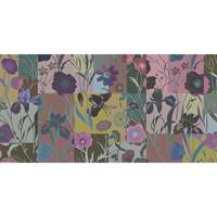 A.S. CREATIONS A.s.creations - Fototapete floral patch 3 DD114237 Livingwalls Walls by Patel Vliestapete Gelb Grün Rosa - Grau, Rosa, Violett