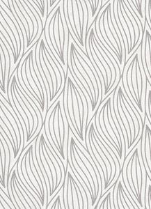 dutchwallcoverings Dutch Wallcoverings Behang Carat Deluxe Dessin Wit/Zilver 10063-14
