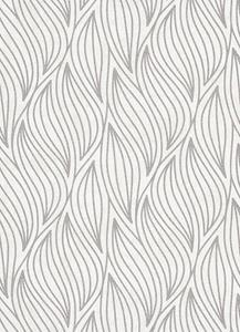 dutchwallcoverings Dutch Wallcoverings Behang Carat Deluxe Dessin Wit/Zilver 10063-14