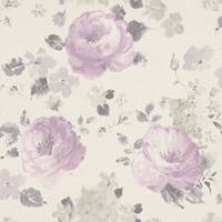 RASCH Vliestapete 448832 Florentine floral lila, 10,05 x 0,53 m - 