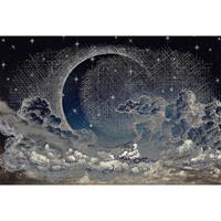 A.S. CREATIONS A.s.creations - DD117720 MoonSky1 Atelier 47 fototapete himmel mond 270 x 400 cm (4 Teile) Online Fototapeten bestellen - Beige / Crème, Weiß