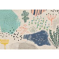 A.S. CREATIONS Fototapete crayon garden1 DD114297 Livingwalls Walls by Patel Vliestapete Beige Blau Grün Orange - Beige, Blau, Grün, Orange, Rosa, Rot