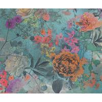 A.S. CREATIONS A.s.creations - DD117815 ColourPlants1 Atelier 47 fototapete blumen 250 x 300 cm (3 Teile) Fototapeten online entdecken - Blau, Orange / Terrakotta