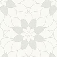 A.S. CREATIONS Blumentapete florale Tapete Weiß Vliestapete Weiß 361707 36170-7 - Weiß