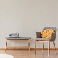 ART FOR THE HOME WOW - Vliestapete - Hexagon Chic Ivory - Weiß - 1005x52 cm
