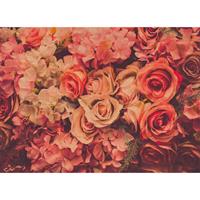 A.S. CREATIONS A.s.creations - DD118524 FlowerWall Designwalls fototapete blumen rosen 255 x 350 cm (4 Teile) Fototapeten bei BRICOFLOR kaufen - Grün, Pink / Rosa