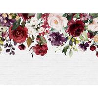 A.S. CREATIONS A.s.creations - DD118526 Mural1 Designwalls fototapete blumen rosen 255 x 350 cm (4 Teile) Fototapeten Online-Shop - Bunt, Weiß