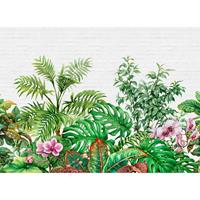 A.S. CREATIONS A.s.creations - DD118530 TropicalWall1 Designwalls fototapete dschungel 255 x 350 cm (4 Teile) Fototapeten Online-Shop - Grün, Weiß