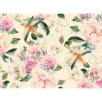 A.S. CREATIONS A.s.creations - DD118542 Paradise2 Designwalls fototapete blumen vögel rosen 255 x 350 cm (4 Teile) Jetzt Fototapeten günstig kaufen - Beige / Crème,