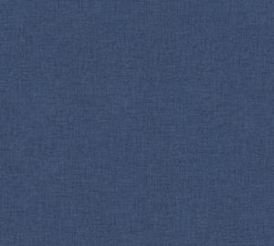 A.S. Création Vinyltapete, Unitapete Blau Vliestapete 374313 Wandtapete einfarbig Tapete