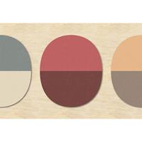 A.S. CREATIONS A.s.creations - Fototapete split ovals 3 DD114562 Livingwalls Walls by Patel Vliestapete Beige Blau Rosa Rot - Beige, Blau, Rosa, Rot
