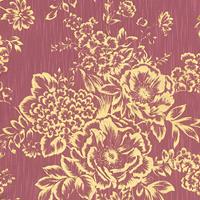 A.S. CREATIONS A.s.creations - Blumentapete florale Tapete Grau Rot Vliestapete Grau Rot 306576 30657-6 - Grau, Rot