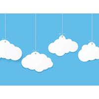A.S. CREATIONS A.s.creations - DD118640 Clouds1 Designwalls fototapete kinderzimmer himmel 255 x 350 cm (4 Teile) Jetzt Fototapeten günstig kaufen - Blau, Weiß