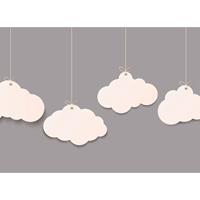 A.S. CREATIONS A.s.creations - DD118642 Clouds2 Designwalls fototapete kinderzimmer himmel 255 x 350 cm (4 Teile) Jetzt Fototapeten günstig kaufen - Grau, Weiß