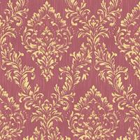 A.S. CREATIONS A.s.creations - Barock-Tapete Ornament-Tapete Rot Grau Vliestapete Rot Grau 306596 30659-6 - Grau, Rot