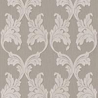 A.S. CREATIONS A.s.creations - Barock-Tapete Ornament-Tapete Beige Crème Grau Vliestapete Beige Crème Grau 956286 95628-6 - Beige / Crème, Grau