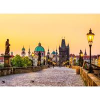 A.S. CREATIONS A.s.creations - DD118688 CharlesBridge Designwalls fototapete stadt brücke 255 x 350 cm (4 Teile) Jetzt Fototapeten günstig kaufen - Gelb, Grün