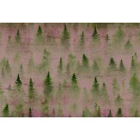 A.S. CREATIONS A.s.creations - DD117990 Coniferous3 Atelier 47 fototapete wald natur 270 x 400 cm (4 Teile) Jetzt Fototapeten günstig kaufen - Grün, Violett / Lila