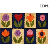 EDM Fußmatte 60x40cm Modell Blumen - 