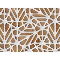 A.S. CREATIONS A.s.creations - DD118714 OrganicSurface1 Designwalls fototapete 3d holz 255 x 350 cm (4 Teile) Fototapeten online entdecken - Braun, Weiß