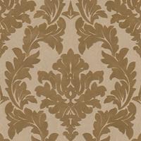 A.S. CREATIONS A.s.creations - Barock-Tapete Ornament-Tapete Tapeten Wohnzimmer Gelb Grau Vliestapete Gelb Grau 335802 33580-2 - Gelb, Grau