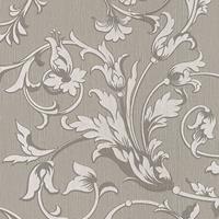 A.S. CREATIONS A.s.creations - Blumentapete florale Tapete Braun Grau Vliestapete Braun Grau 956336 95633-6 - Braun, Grau