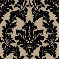 A.S. CREATIONS A.s.creations - Barock-Tapete Ornament-Tapete Tapeten Wohnzimmer Grau Schwarz Anthrazit Vliestapete Grau Schwarz Anthrazit 335804 33580-4 - Grau,