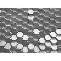 A.S. CREATIONS A.s.creations - DD118722 HexagonSurface1 Designwalls fototapete 3d 255 x 350 cm (4 Teile) Fototapeten online entdecken - Grau, Weiß