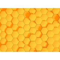 A.S. CREATIONS A.s.creations - DD118728 Honeycomb2 Designwalls fototapete 3d 255 x 350 cm (4 Teile) Fototapeten Online-Shop - Orange / Terrakotta