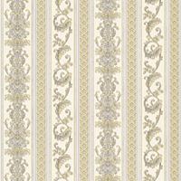 A.S. CREATIONS A.s.creations - Barock-Tapete Ornament-Tapete Beige Crème Blau Gelb Vliestapete Beige Crème Blau Gelb 335472 33547-2 - Beige / Crème, Blau, Gelb