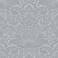 A.S. CREATIONS A.s.creations - Barock-Tapete Ornament-Tapete Tapeten Wohnzimmer Grau Vliestapete Grau 335833 33583-3 - Grau