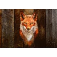 A.S. CREATIONS A.s.creations - DD118140 PolygonFox1 Atelier 47 fototapete tiere holz natur 270 x 400 cm (4 Teile) Fototapeten bei BRICOFLOR kaufen - Braun, Orange /