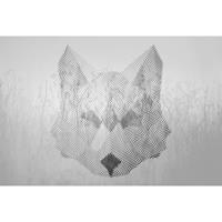 A.S. CREATIONS A.s.creations - DD118160 FoxGraphic1 Atelier 47 fototapete tiere grafik modern 270 x 400 cm (4 Teile) Jetzt Fototapeten günstig kaufen - Grau, Weiß
