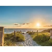 A.S. CREATIONS A.s.creations - AS403704 SonnenuntergangamStrand Design Print fototapete strand ostsee leuchtturm meer 260 x 336 cm (4 Teile) Fototapeten bei