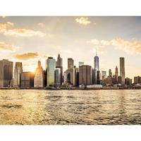 A.S. CREATIONS AS403707 SundowninManhattan Design Print fototapete stadt 260 x 336 cm (4 Teile) Online Fototapeten bestellen - Blau, Grau