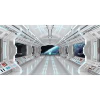 A.S. CREATIONS DD109125 Spaceship1 AP Digital 4 fototapete fenster kinderzimmer 250 x 500 cm (5 Teile) Fototapeten Online-Shop - Grau, Weiß
