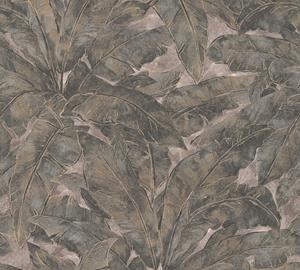 A.S. CREATIONS Dschungel-Tapete Tropische Tapete Beige Crème Silber Schwarz Anthrazit Vliestapete Beige Crème Silber Schwarz Anthrazit 369271 36927-1 - Beige /