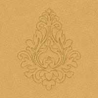 A.S. CREATIONS A.s.creations - Barock-Tapete Ornament-Tapete Gelb Grau Orange Terrakotta Vliestapete Gelb Grau Orange Terrakotta 969823 96982-3 - Gelb, Grau, Orange