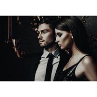 A.S. CREATIONS A.s.creations - Fototapete black tie 1 DD113257 Livingwalls Walls by Patel Vliestapete Kupfer Schwarz - Grau