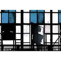 A.S. CREATIONS A.s.creations - Fototapete bronx 3 DD113307 Livingwalls Walls by Patel Vliestapete Blau Schwarz Weiss - Grau, Schwarz
