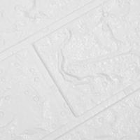 vidaxl 3D-behang zelfklevend 40 st bakstenen wit