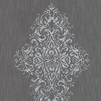A.S. CREATIONS A.s.creations - Barock-Tapete Ornament-Tapete Grau Silber Vliestapete Grau Silber 319454 31945-4 - Grau, Silber