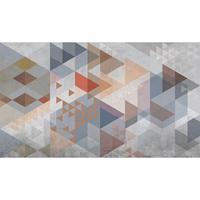 A.S. CREATIONS A.s.creations - DD116685 VintaTriangle1 Atelier 47 fototapete grafik modern 270 x 500 cm (5 Teile) Online Fototapeten bestellen - Blau, Grau