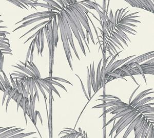 living walls Vliestapete "Metropolitan Stories Lola Paris", botanisch-tropisch, Floral Tapete Palmen