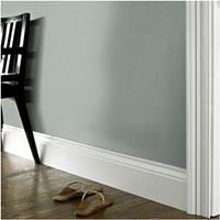 ART FOR THE HOME WOW - Uni- Grau/Grün - Vliestapete - 10m x 52cm