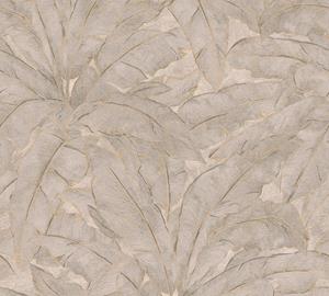 A.S. CREATIONS Dschungel-Tapete Tropische Tapete Beige Crème Grau Silber Vliestapete Beige Crème Grau Silber 369275 36927-5 - Beige / Crème, Grau, Silber