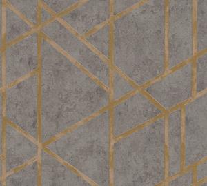 A.S. CREATIONS Design-Tapeten Luxus-Tapeten Edle Tapeten Exklusive Tapeten Grau Silber Vliestapete Grau Silber 369281 36928-1 - Grau, Silber