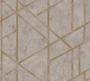 A.S. CREATIONS Moderne Tapeten Schöne Tapeten Tapeten-Trends Beige Crème Grau Silber Vliestapete Beige Crème Grau Silber 369283 36928-3 - Beige / Crème, Grau, Silber