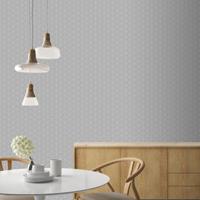 ART FOR THE HOME WOW - Mini Design Grau - Vliestapete - 10m x 52cm